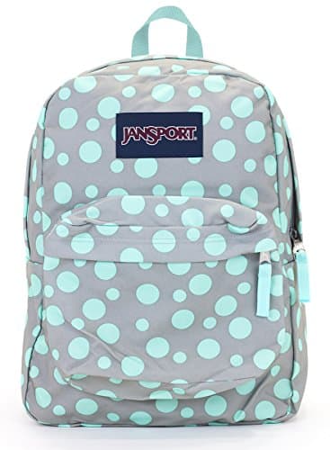 Jansport Superbreak Backpack (grey rabbit sylvia dot)