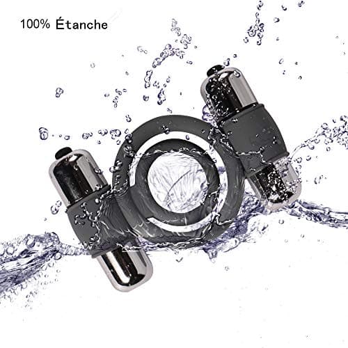 Strong Vibration Delay Ring Silicone Massage Ring