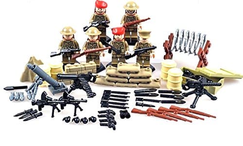 British Armed Forces World War II six body set Custom Minifigure