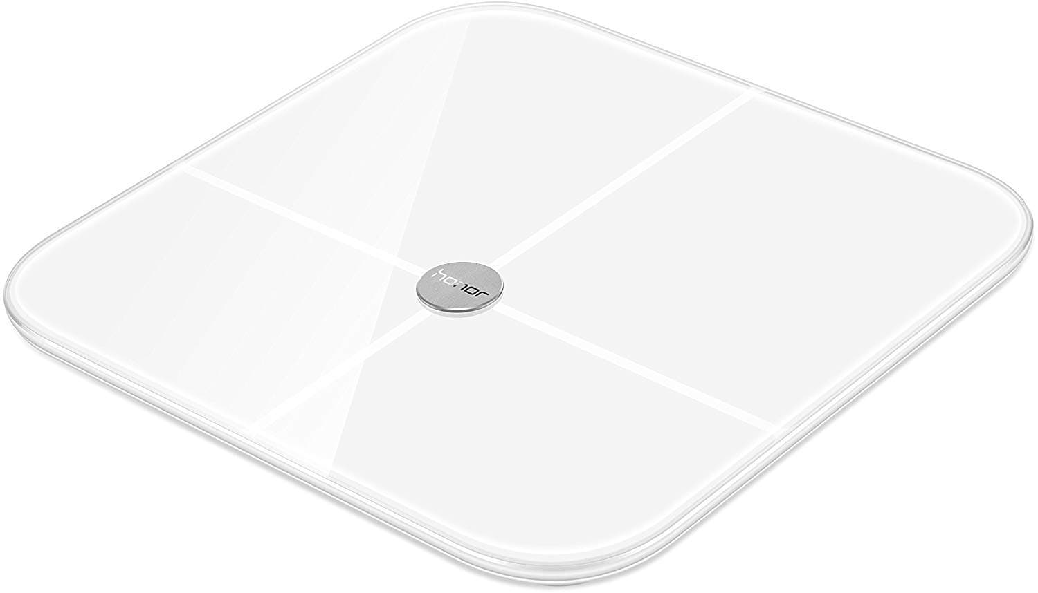 'Honor AH100 Smart Scale Weighing Scales with Measuring Function of Different Values and Display in an app – White