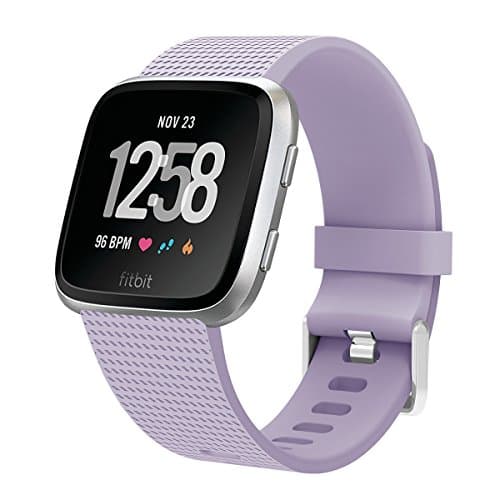 Hanlesi for Fitbit Versa Band,Silicone TPU Adjustable Waterproof Replacement Sport Band for Fitbit Versa Fitness Tracker Watch for Man Boy