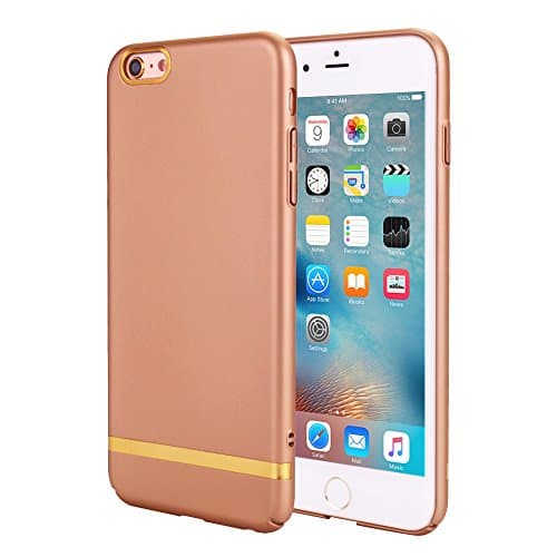 iPhone 6 Plus Case, iPhone 6s Plus Case, Ultra Slim Anti-Scratch Protective Phone Cover Case for Apple iPhone 6/6s Plus (5.5" Rose Gold)