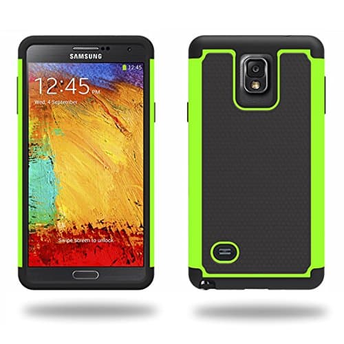 Samsung galaxy note 4 case - KAYSCASE TurtleBox Heavy Duty Cover Case for Galaxy Note 4 Smartphone Cell Phone, 2014 Version (Green)