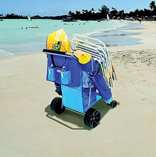 Rio Beach Deluxe Beach Caddy in Blue