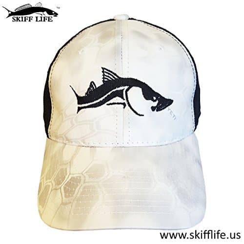 NEW ARRIVAL!!! Kryptek White Yeti Camo Hat Black Mesh Back Snook in Black