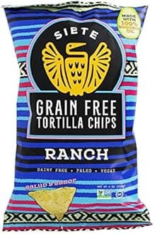 Siete - Grain Free Tortilla Chips Ranch - 4 oz.