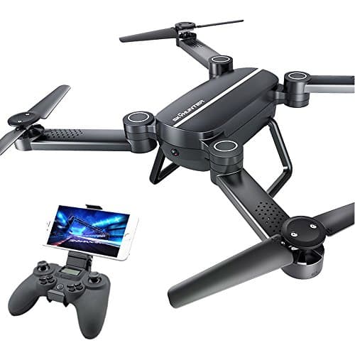 RC Drone with Camera FPV Fold Remote Control/Cell Phone RC Quadcopter Alititude Hold Gravity Sensor Helicopter With 0.3MP HD Camera RC Toy Drones