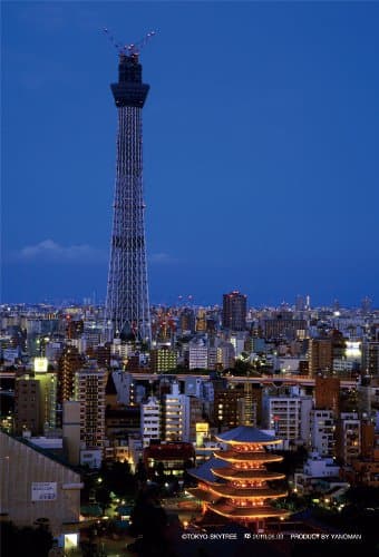 When verse 204 small piece Tokyo Sky Tree jigsaw Petit Four Seasons of (R) silence (10cm x 14.7cm, corresponding panel: Petit only) (japan import) by The Yanoman