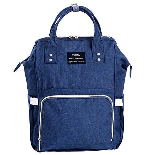 Diaper Bag Nappy Backpack Mummy Backpack Waterproof Multi-Function Mommy Bag for Baby Care Large Capacity Stylish and Durable Perfect for Travel Work or Outing with a Changing Pad (Blue)