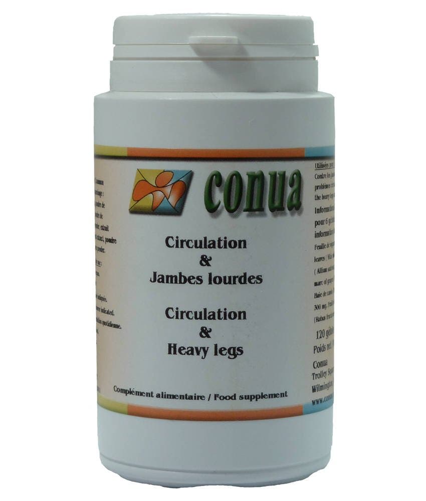 Heavy Legs, Legs Light, Bulb red Vine Leaf Grape Marc Garlic Leaf Currant Berry ronce 120 Capsules and Circulation Vascular Disorders, facilitates The Circulation