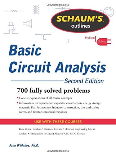 Schaum's Outline of Basic Circuit Analysis, Second Edition (Schaum's Outlines) (SCHAUMS' ENGINEERING)