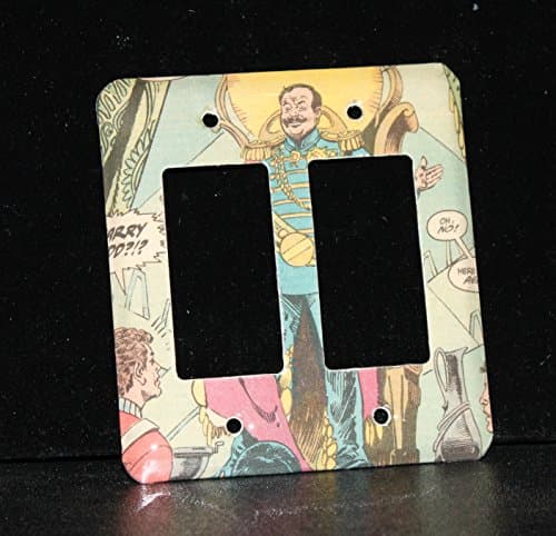 Star Trek Classic Harry Mudd Double Decora Toggle Switch Plate Light Cover Wallplate