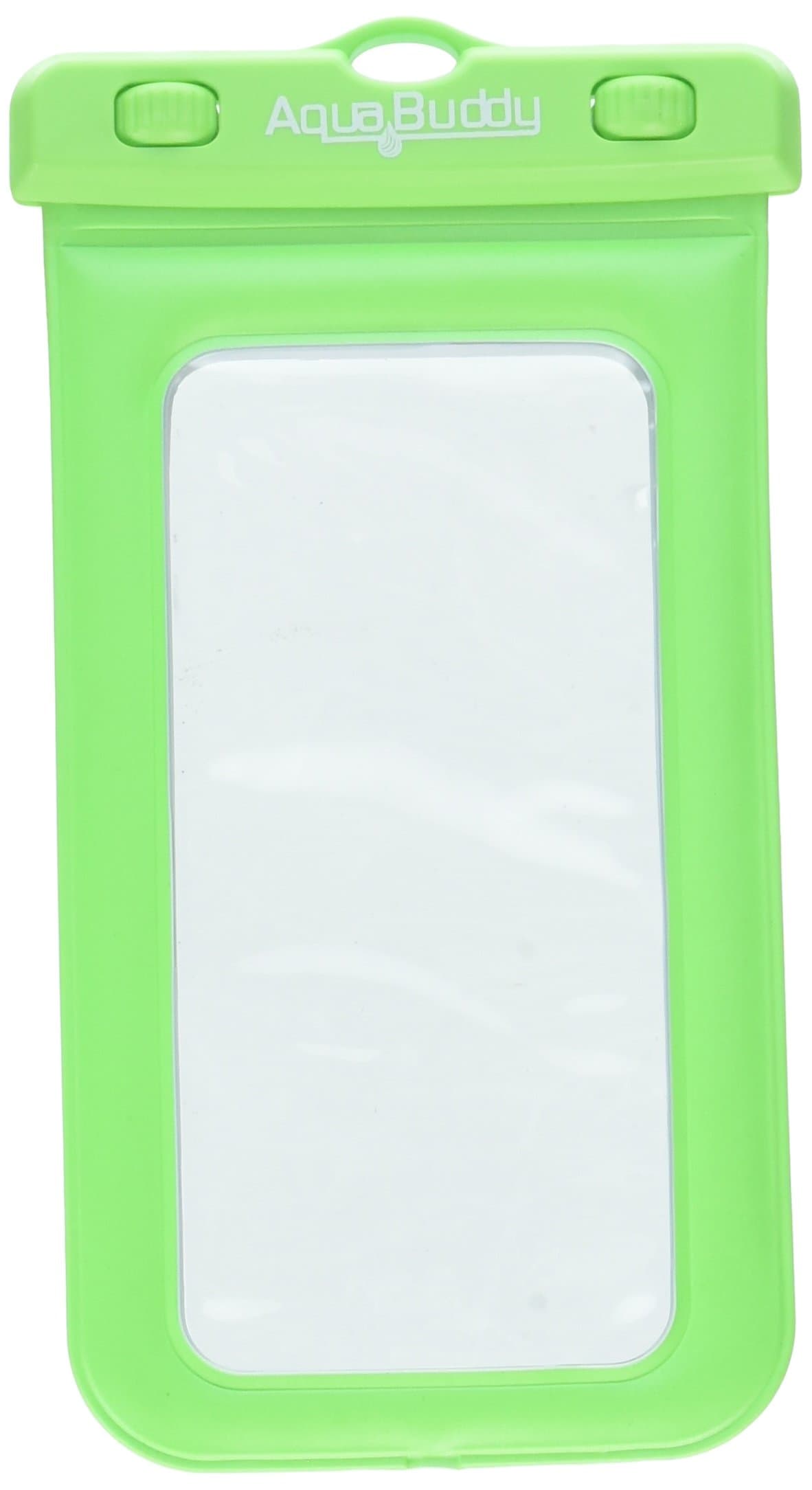 Aqua Buddy Universal Waterproof Case Bag Pouch Floating for iPhone 6,5s,5,5c ,Samsung Galaxy S4,5,S6 Edge,HTC ONE M9,M8,M71 in Boating Swimming Diving Waterproof FLOAT case bag IXP8 Certified 100ft lime green