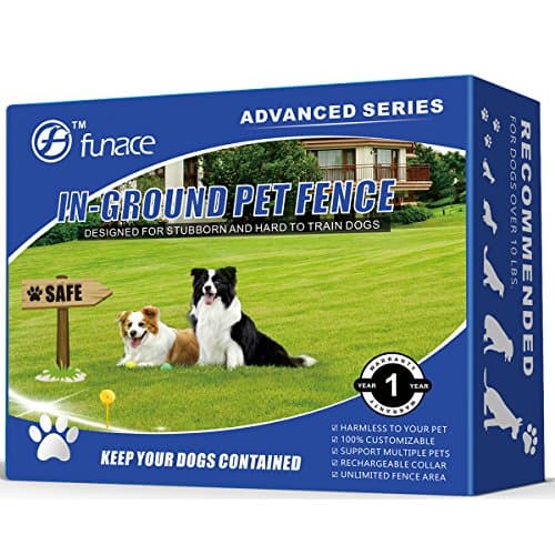 Underground Wired Pet Containment System (Advanced) - 100% Safe Invisible Electric Dog Fence - 3 Adjustable Modes: Beep, Low &amp; High Shock - For Small to Extra Large Dogs over 10 LBS. Timid or Stubborn