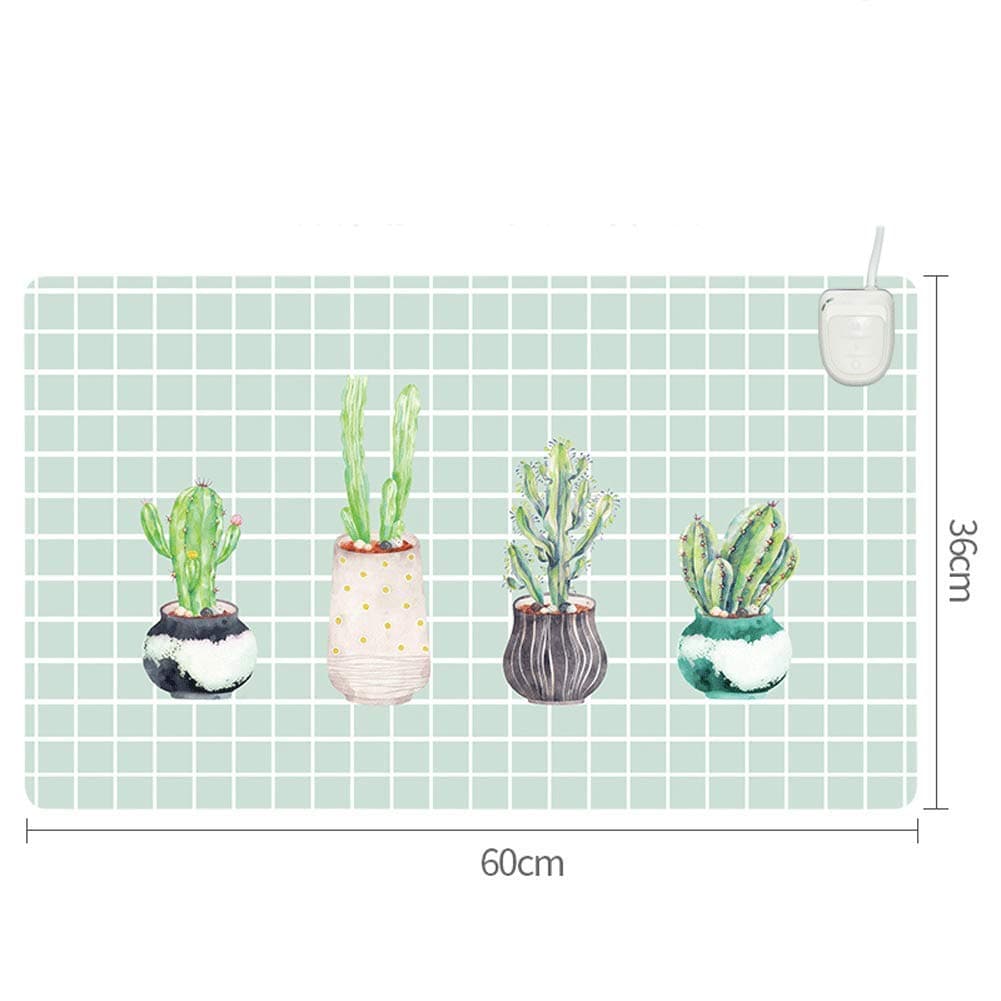 Heating mouse pad oversized warm table mat office heating plate 36X60cm