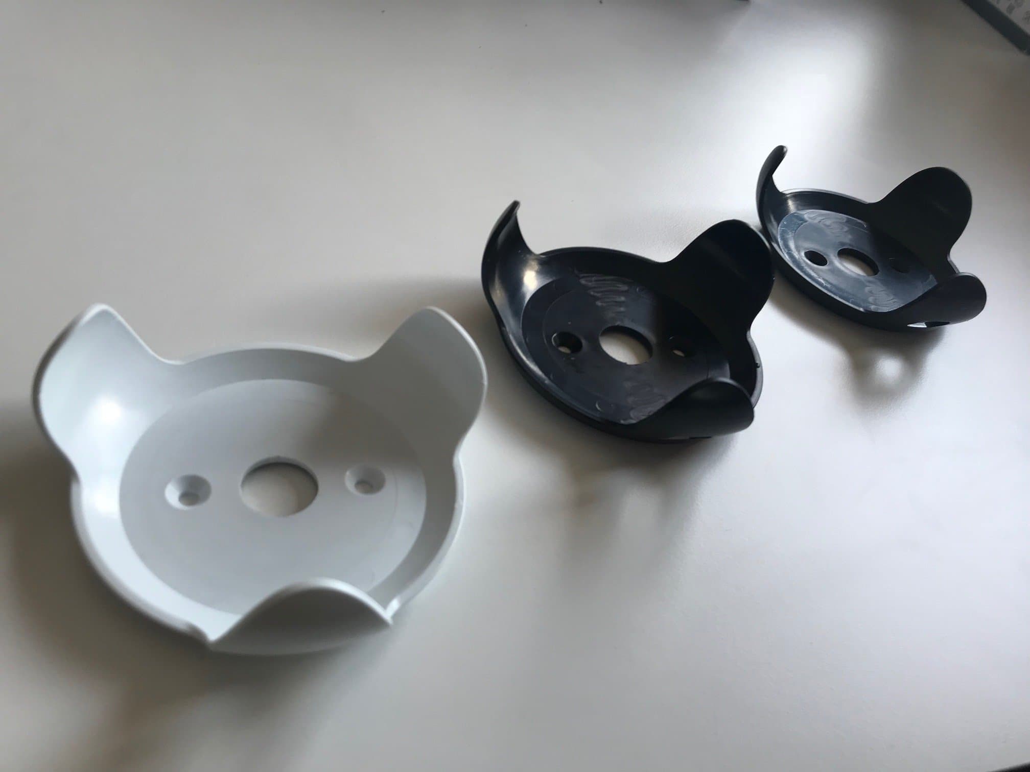 Google Home Mini Wall mount Bracket, tough injection moulded ABS part. (Charcoal)