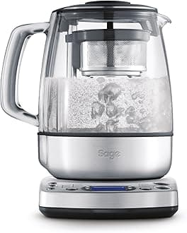Sage Btm800Uk The Tea Maker with Motorised Tea Basket - Silver