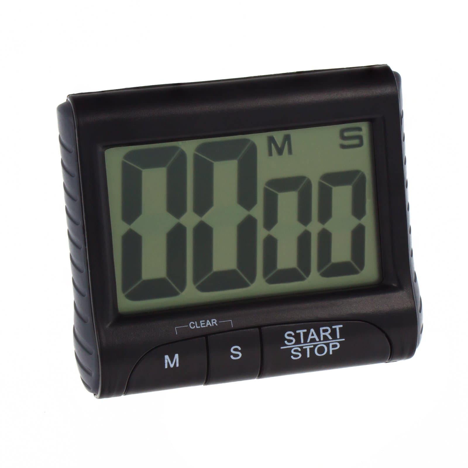 Smartfox Digital Magnetic Kitchen Timer Cooking Eggtimer Teatimer Black