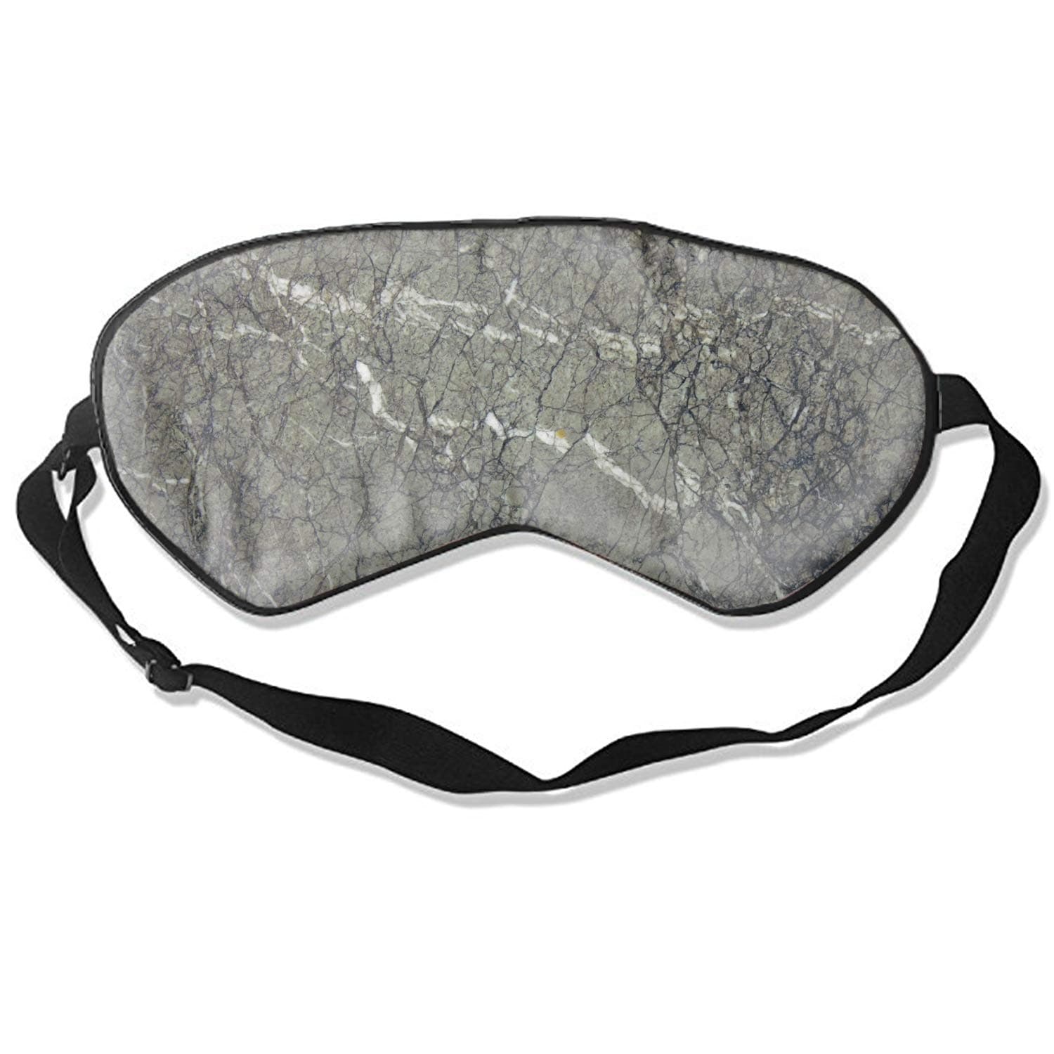 Eye Mask Super Soft Grey Marble Pattern Eye Mask Silk Sleeping Mask
