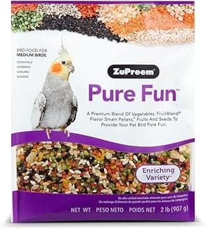 2lb - Medium Birds : Pure Fun Bird Food, Available for Various Sizes