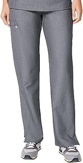 FIGSKade Cargo Scrub Pants for Women — Classic Fit, Straight Leg, 4 Pockets, Yoga Waistband, Anti-Wrinkle Women Scrub Pants
