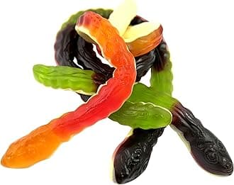 Retro Sweets by Happy Candy® Pick n Mix 200 Grams Choose From Over 200 Sweets (Haribo Snakes (Giant))