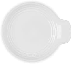 Le Creuset Signature Stoneware Spoon Rest, 6 Inches, White