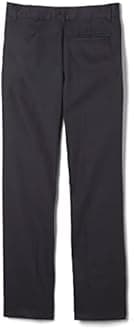 French Toast Boy's Adjustable Waist Work Wear Finish Relaxed Fit Pant (Standard & Husky) Pants