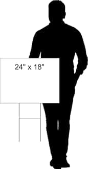 ELECT KENYATTA - Single Sided Yard Sign Road Sign with Stand - Driveway Signs for Street, Lawn, Block, House, Real Estate - Yard Signs, Custom Sign, Personalized Signage - 18" x 24"