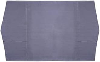 OrientalWeavers Floral Printed Cotton Fridge Top Cover/Refrigerator Top Cover with Utility Pocket on Both Sides | Grey, 28x48In