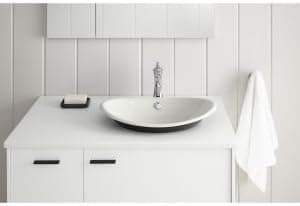 KOHLER K-193-4-CP Devonshire Single-Handle Bathroom Sink Faucet, Polished Chrome