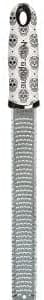 Microplane Zester Skull Kitchen Grater for Citrus, Parmesan, Ginger, Chocolate & Nutmeg with Fine Stainless Steel Blade - Made in USA