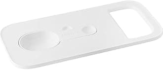 ZWILLING Fresh & Save CUBE 4-in-1 Multifunctional Insert with Integrated Dual-Sided Measuring Spoon, Pour Spout, and Leveler, BPA-Free Plastic, Medium, White