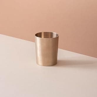 36-Piece Kansa Dinner Set | Matte Finish | 6 Plate (10.5" Thali), 12 Bowls, 6 Glass, 6 Sweet Dish Plate, 6 Spoon | Authentic Indian Dining Collection - Bronze Dinner Set,Solid