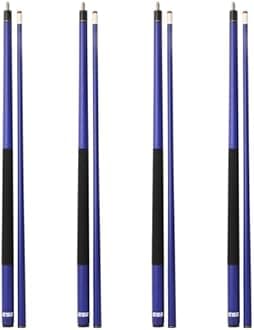 GSE Games & Sports Expert 58" 2-Piece Fiberglass Graphite Composite Billiard Pool Cue Stick (4 Colors, 18-21oz)