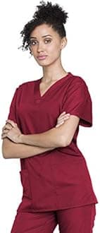 Cherokee womens Unisex Scrub Top and Scrub Pant Set Medical Scrubs Set