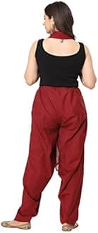 B9 STORE Woman's Plain Cotton SEMI Patiala Salwar Free Size || Patiala || Patiyala || SEMI Patiala || Patiala Salwar || Trendy Patiala || Free Size || Multicolour