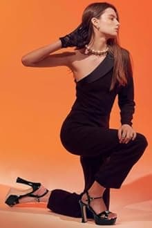 Dumjey Women Platform Sandals Chunky High Heel Ankle Strap Open Toe Spool Heels Cross Toe Strap Prom Party Dress Pumps with Buckle