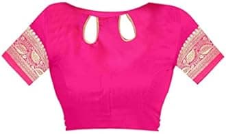 Sugathari Women Banarasi Sari Pure Kanjivaram Silk Saree Soft New Ladies 2023 Design Wear Pattu Sarees Latest Cotton Party Sari Collections with Blouse Piece for Wedding Sadi (PARI S-1