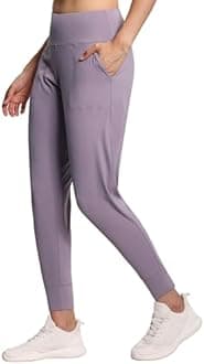 The Gym People Women's Joggers Pants Lightweight Athletic Leggings Tapered Lounge Pants for Workout, Yoga, Running