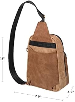 Petunia Pickle Bottom Criss-Cross Sling Bag - Sling Bag for Women and Men - Adjustable Straps to Custom-Fit