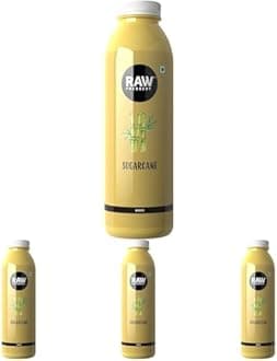 Raw Pressery Sugarcane Juice, 1000 ml (Pack of 4)