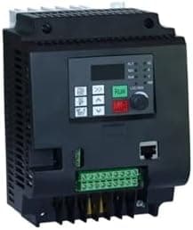 SHIHUANI Frequency Inverter 220V to 380V 4KW Single Phase to Three Phase Inverter VFD 5hp Inverter Frequency Converter Frequenc Drive Motor Speed(2.2kw 3HP,1ph220V)