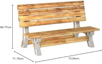 Wooden Table Bench - Flip Top Bench - any size - just add your CLS 2x4 Timber