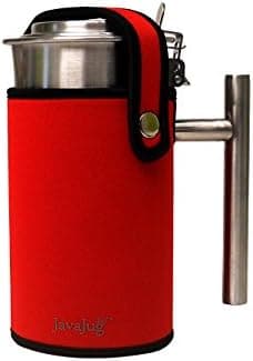 JavaJug2 with JavaJacket for the AeroPress Coffee and Espresso Maker (Red)
