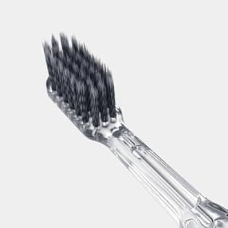 Soladey Ionic Toothbrush Replacement Brush Heads Refill, 4 Count -4 Row Ultra Fine Spiral Bristle, Silver Ions