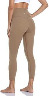HeyHuts Essential 7/8 Leggings, Workout Leggings for Women Hawthorn High Waisted Athletic Yoga Pants 25''