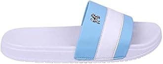 PERY-PAO Mens Stylish Sliders Black, Grey, Sky Blue, White Boys Slippers