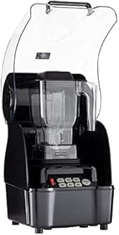 JTC 800AQ Commercial OMBLEND Professional Series Bar Blender – 3HP Motor, 36,000rpm, OmniShield Sound Enclosure, Black Color – Heavy Duty Blender for Smoothies, Shakes, Juices & More