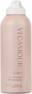VEGAMOUR GRO Dry Shampoo, Volumizing Dry Shampoo Spray Formulated Without Benzene, Supports Thicker Fuller Looking Hair, Natural Citrus Scent